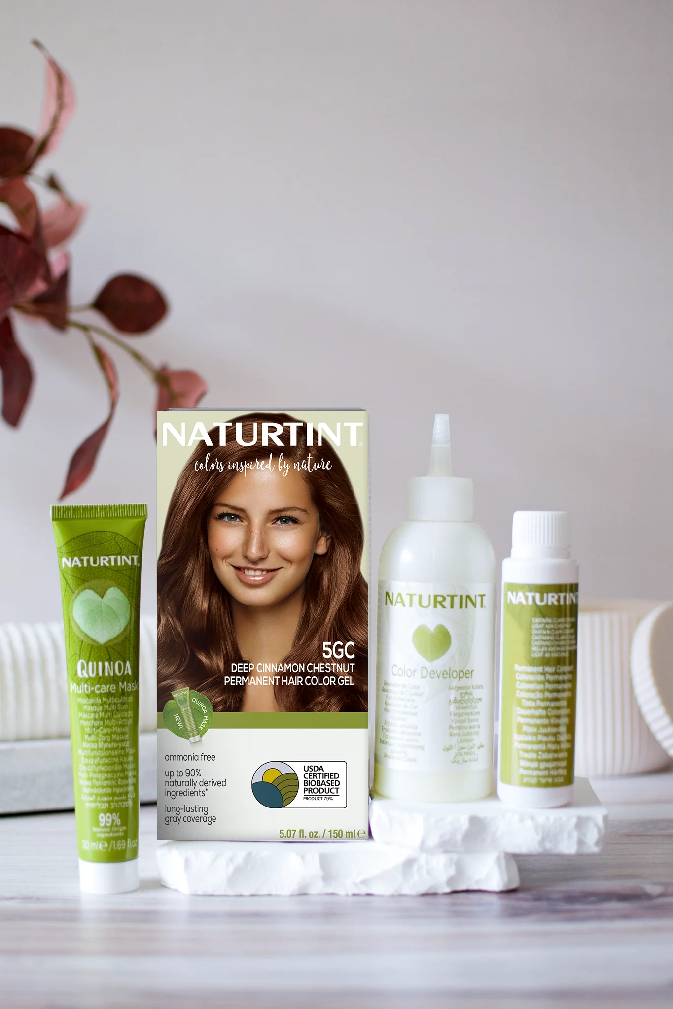 Naturtint Permanent Hair Color 5GC Deep Cinnamon Chestnut (Packaging may vary) - Image 3