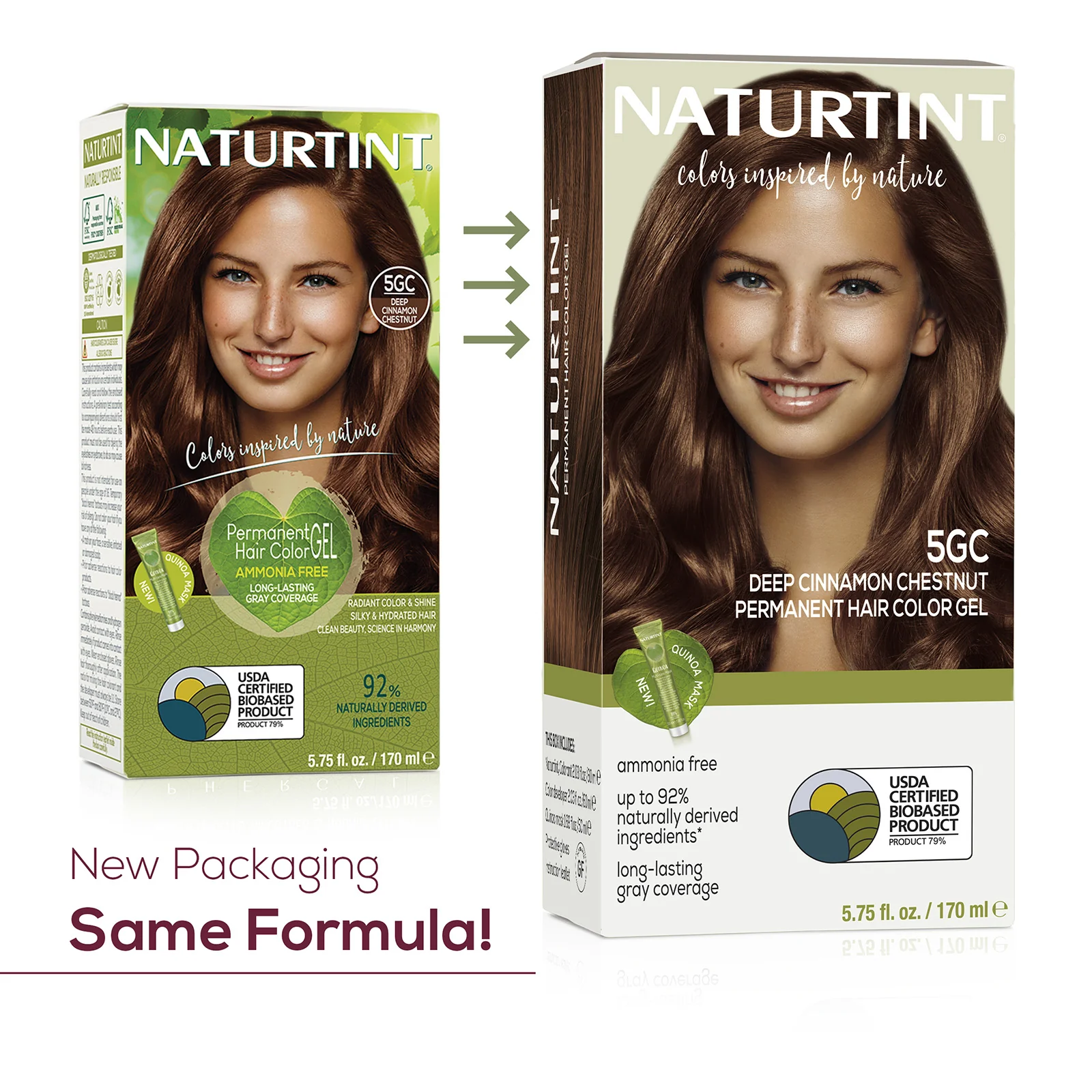 Naturtint Permanent Hair Color 5GC Deep Cinnamon Chestnut (Packaging may vary) - Image 6