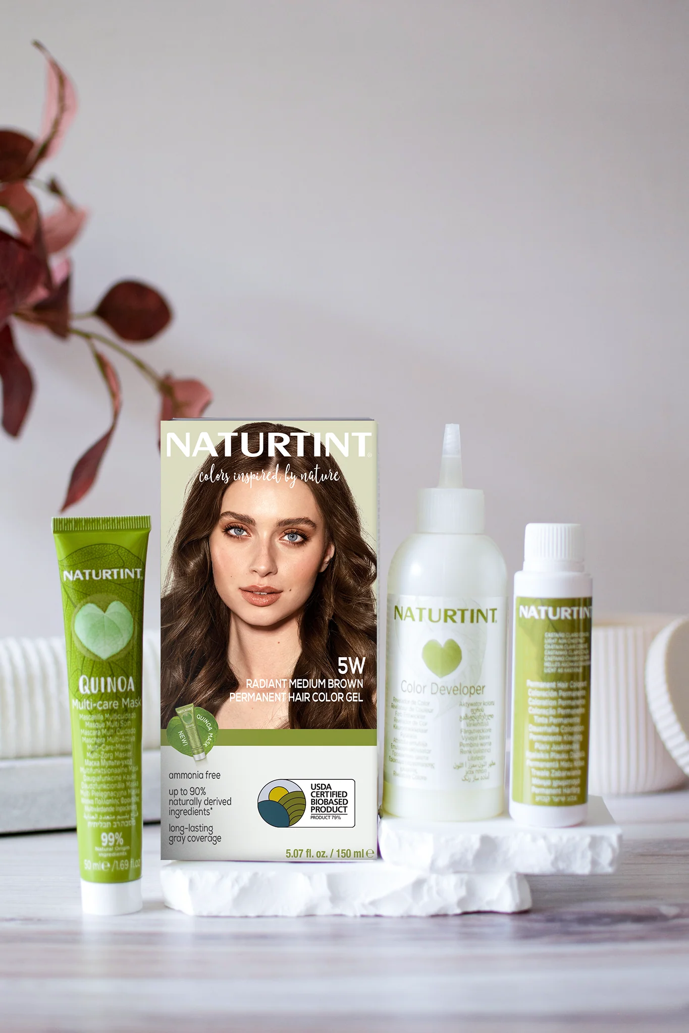 Naturtint Permanent Hair Color 5W Radiant Medium Brown (Packaging may vary) - Image 3