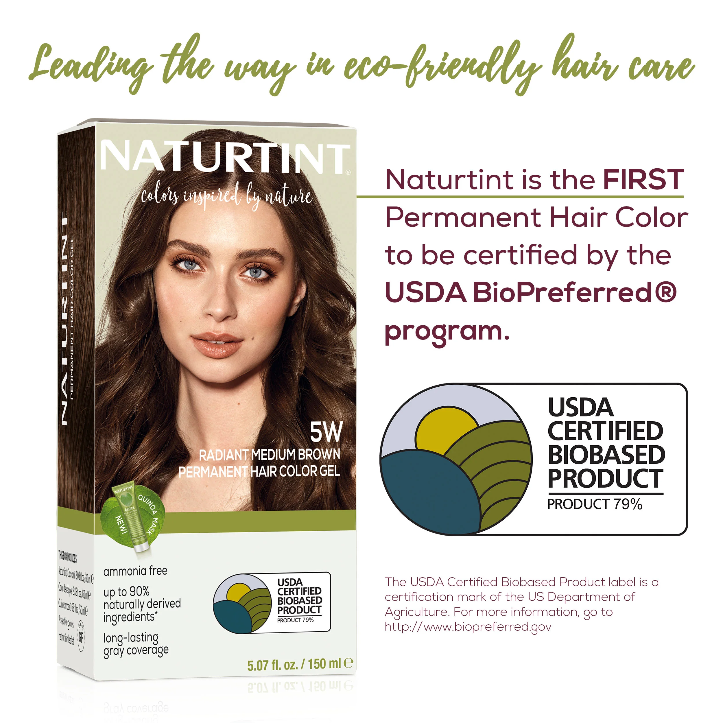 Naturtint Permanent Hair Color 5W Radiant Medium Brown (Packaging may vary) - Image 4