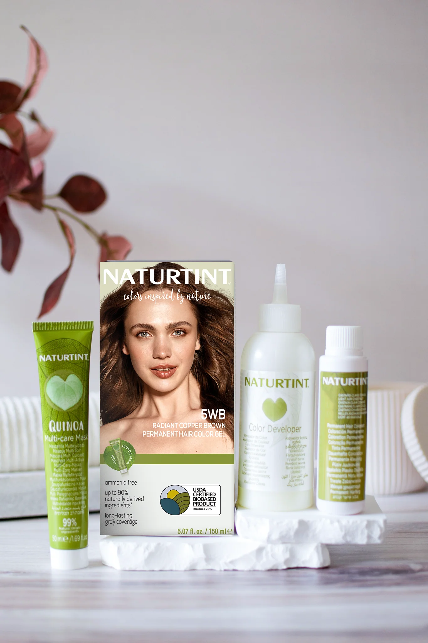 Naturtint Permanent Hair Color 5WB Radiant Copper Brown (Packaging may vary) - Image 3