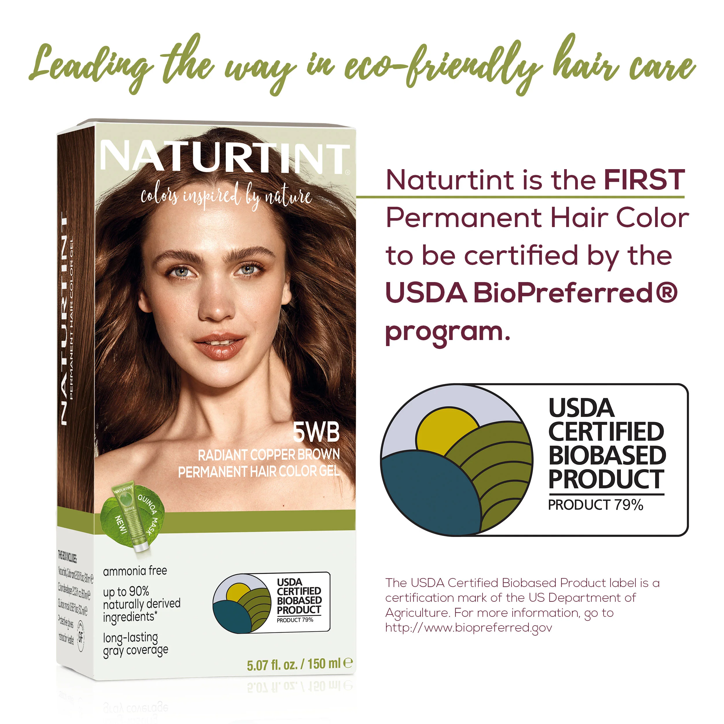 Naturtint Permanent Hair Color 5WB Radiant Copper Brown (Packaging may vary) - Image 4