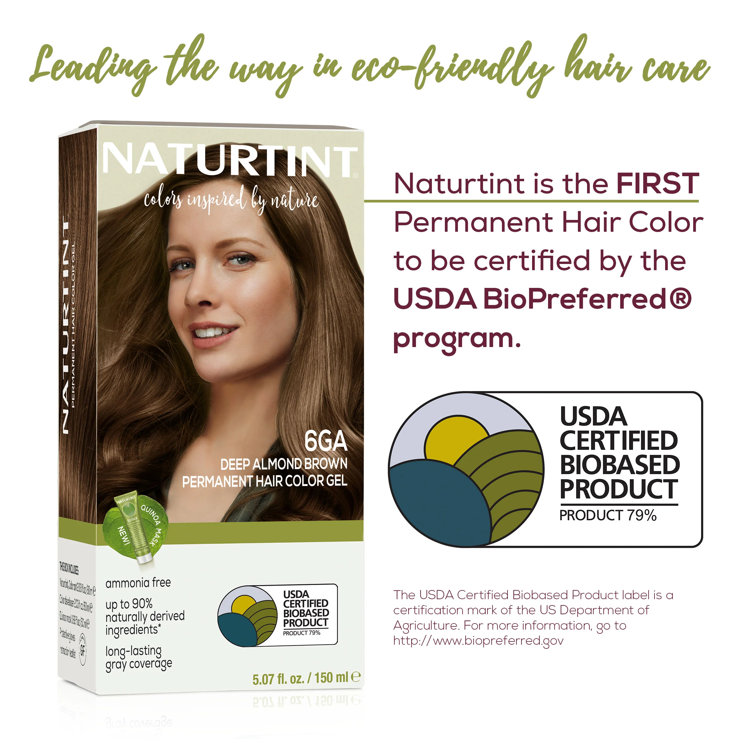 Naturtint Permanent Hair Color 6GA Deep Almond Brown (Packaging may vary) - Image 4