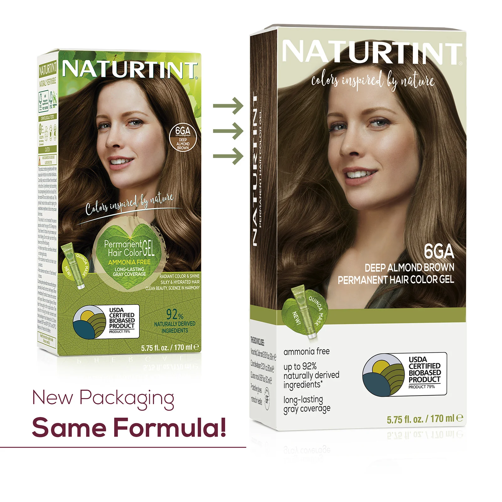 Naturtint Permanent Hair Color 6GA Deep Almond Brown (Packaging may vary) - Image 6