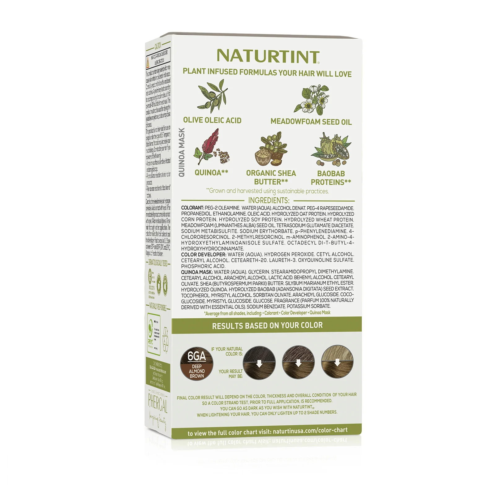 Naturtint Permanent Hair Color 6GA Deep Almond Brown (Packaging may vary) - Image 7