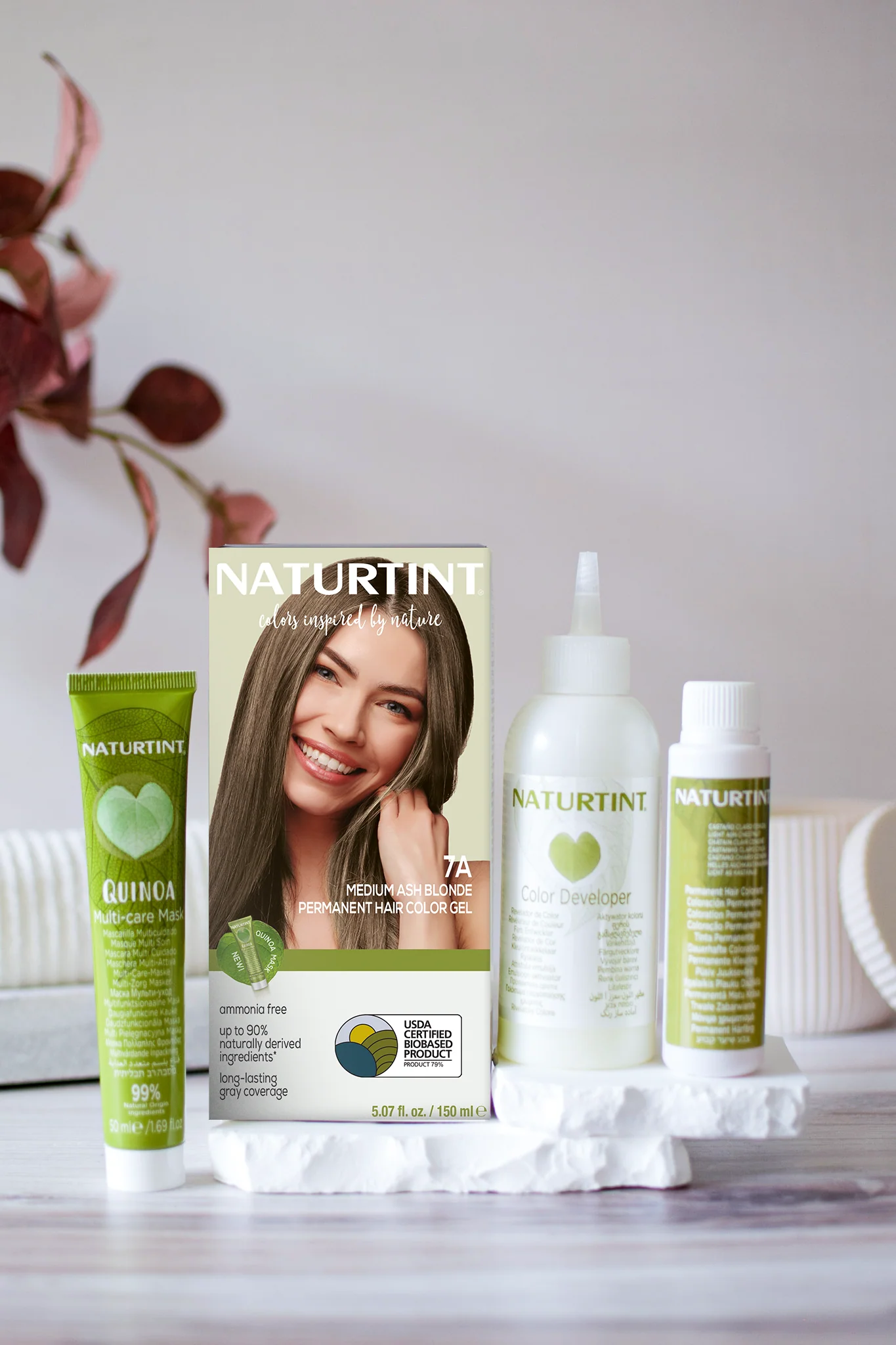 Naturtint Permanent Hair Color 7A Medium Ash Blonde (Packaging may vary) - Image 3