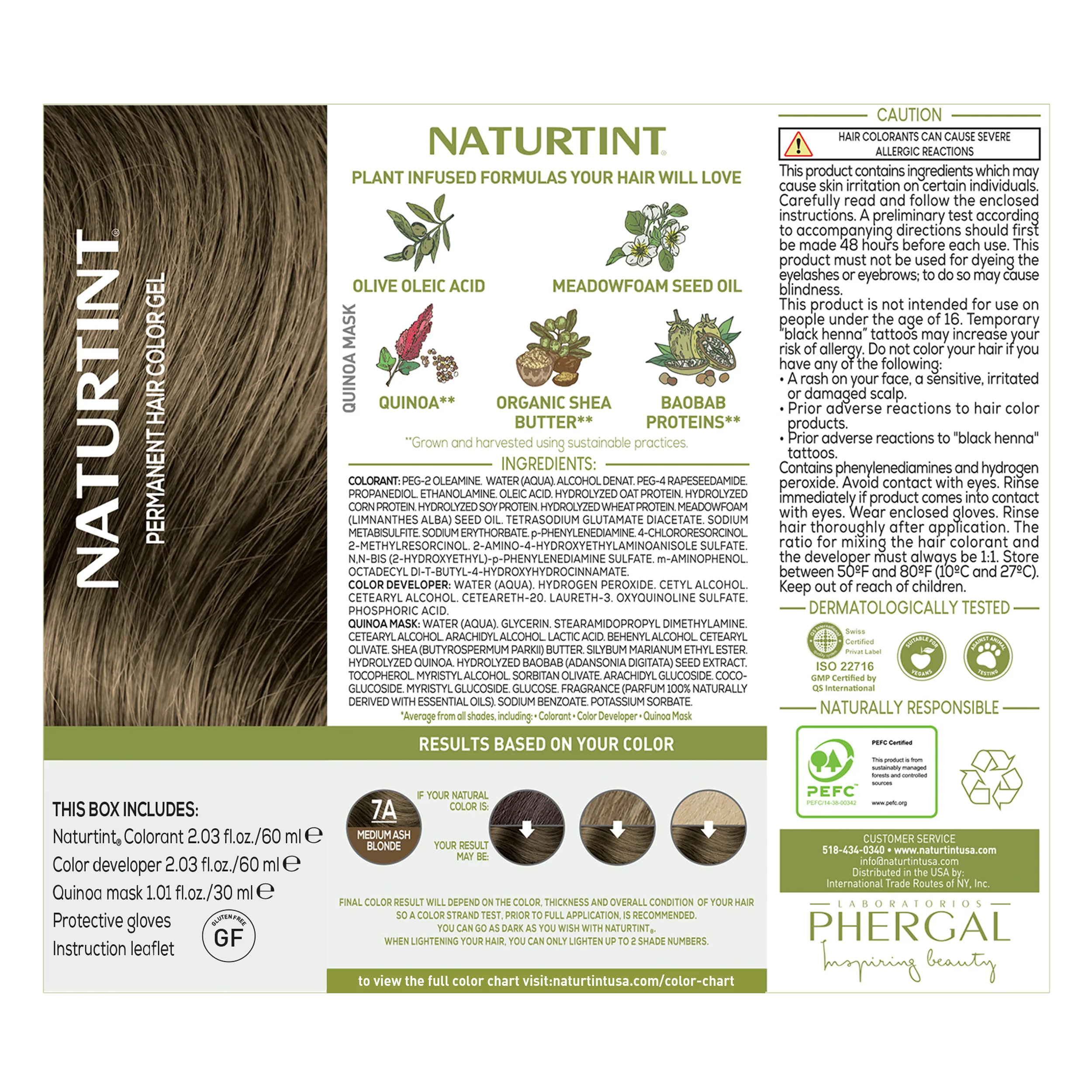 Naturtint Permanent Hair Color 7A Medium Ash Blonde (Packaging may vary) - Image 7