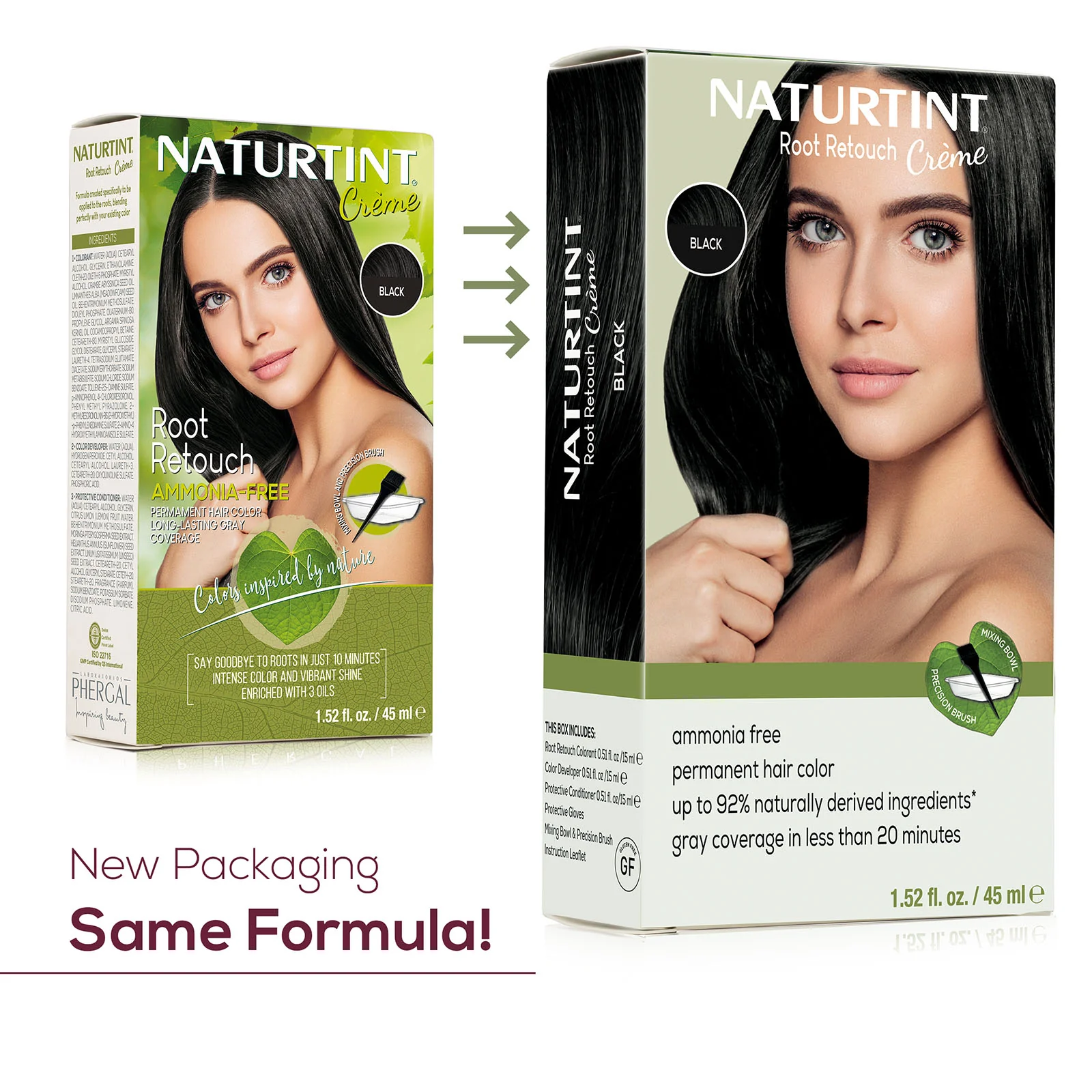 Naturtint Root Retouch Crème Permanent Hair Color - Black - Image 5