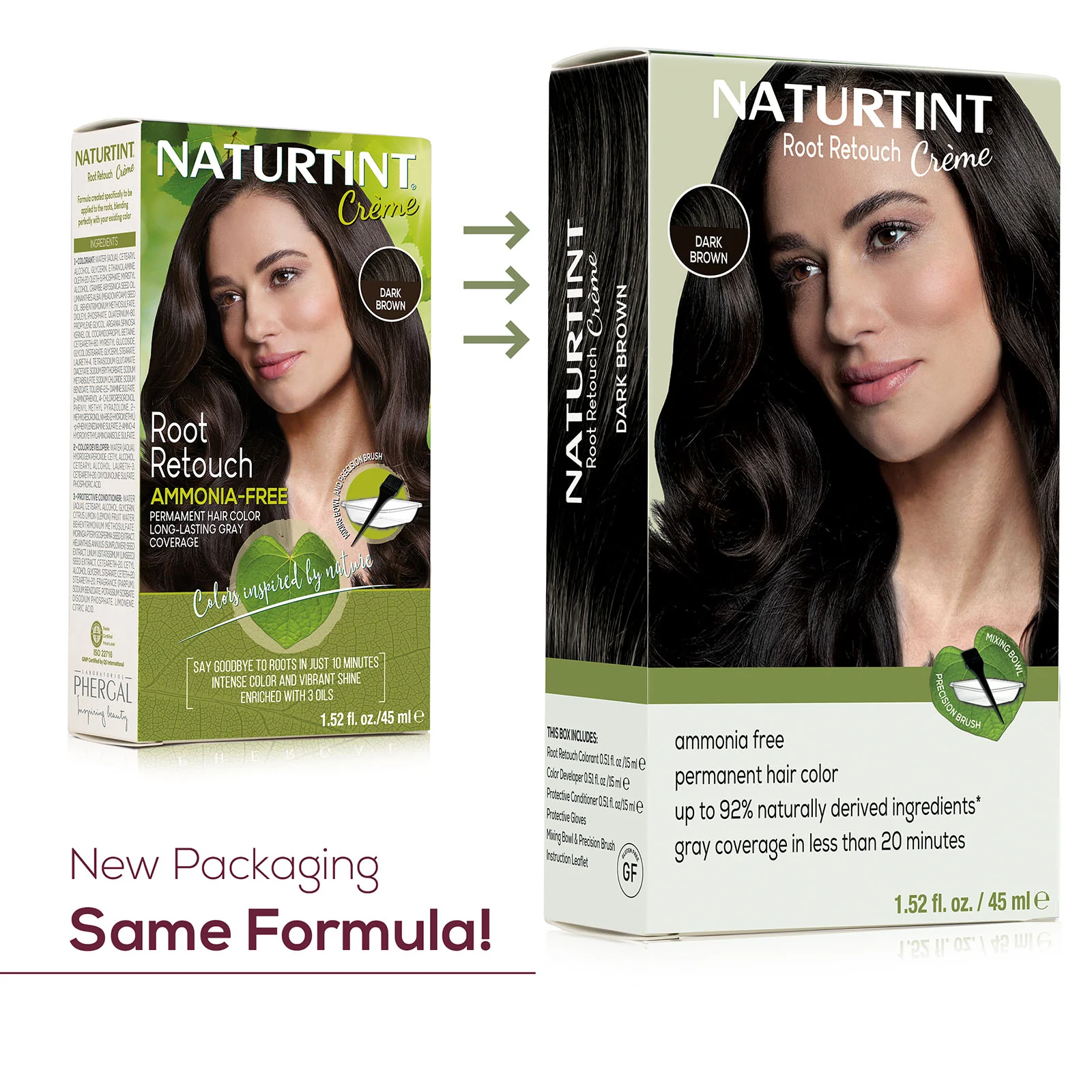 Naturtint Root Retouch Crème Permanent Hair Color - Dark Brown - Image 5
