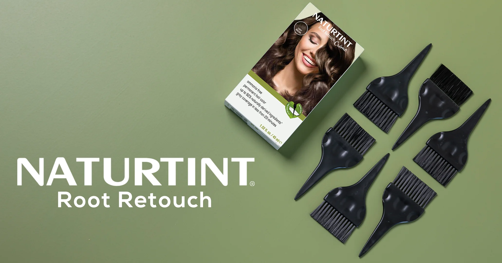 Naturtint Root Retouch Crème Permanent Hair Color - Light Brown - Image 4