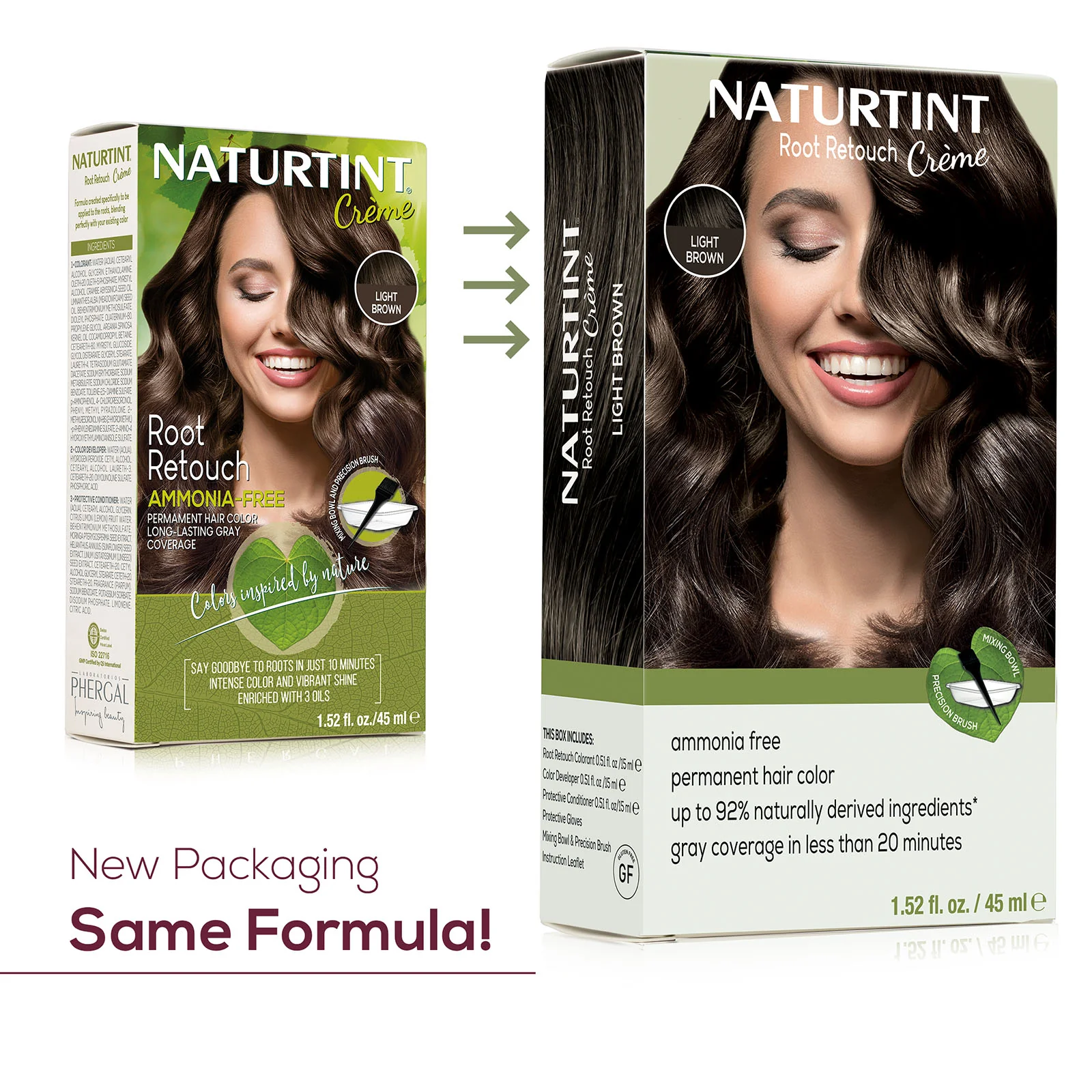 Naturtint Root Retouch Crème Permanent Hair Color - Light Brown - Image 5
